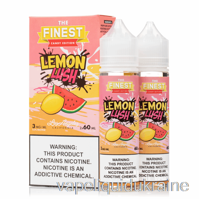 Vape Liquid Ukraine Lemon Lush - The Finest Candy Edition - 120mL 0mg